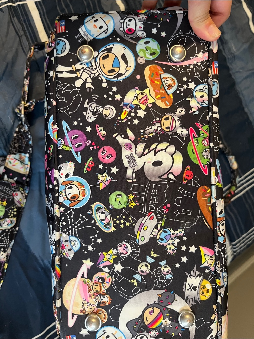 tokidoki x Jujube Be Classy Space Place Diaper bag with changing pad tote bag - Picture 9 of 10